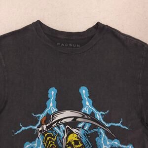 PacSun Casual Crew Neck Short Sleeve T Shirt Mens Size Small S Gray